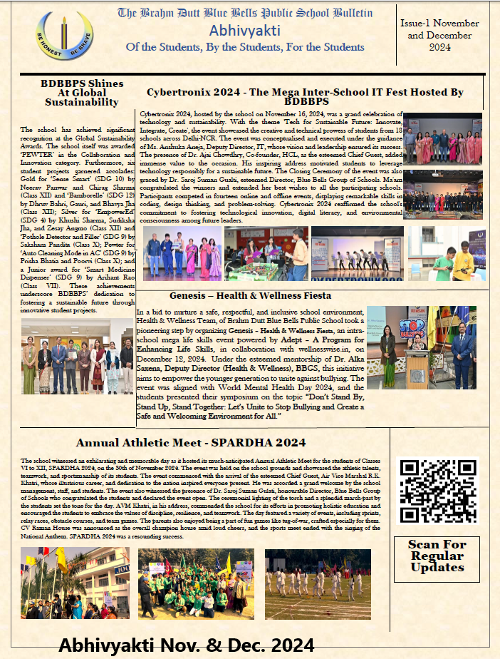 Abhivyakti November And December Edition Issue 1